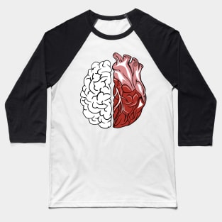 Heart and mind Baseball T-Shirt